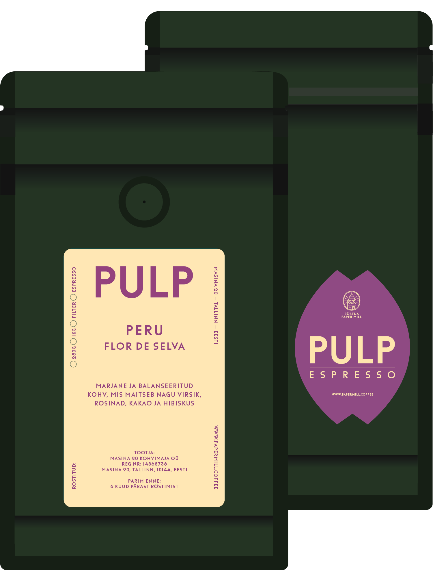 speciality lightroast coffee that tastes like peach, raisins, cocoa and hibiscus