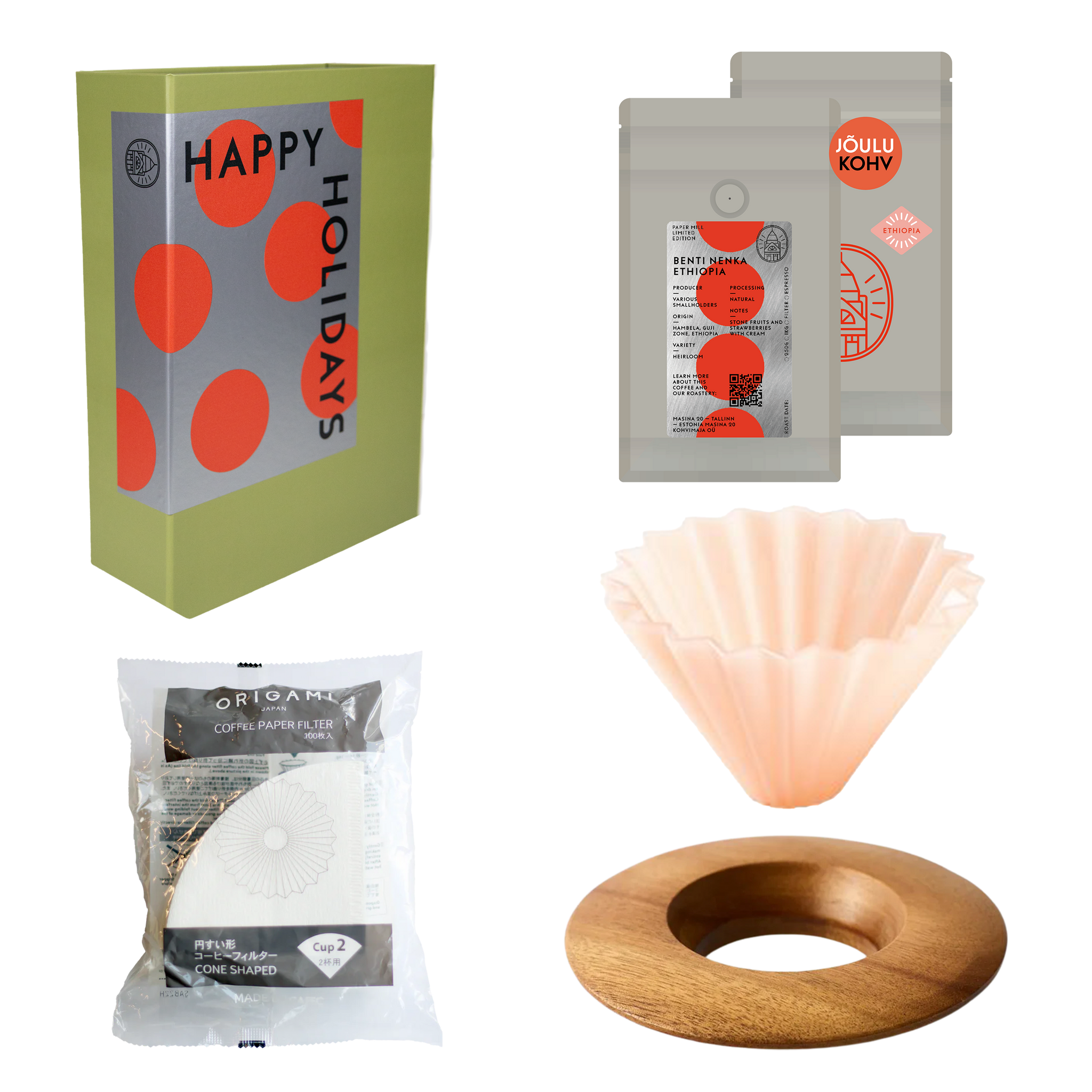 Origami Air kinkekomplekt - Roosa